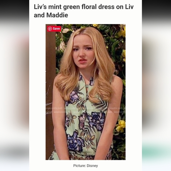 Alice + Olivia Brooke Oasis Mint Floral Dress Women's Size 4 - Picture 7 of 7